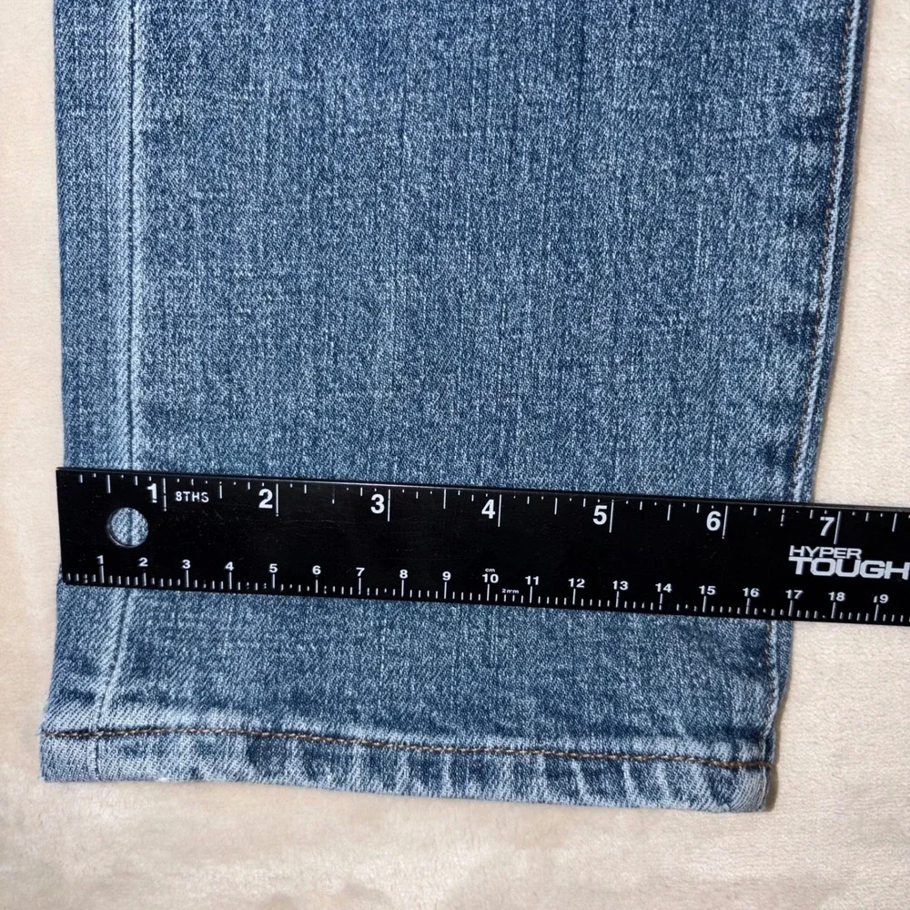 Madewell Full Length Classic Straight Leg Jeans Blue Denim 27 High Rise 826-2207